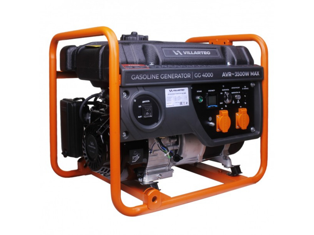 Бензиновый генератор VILLARTEC GG4000 Бензиновый генератор VILLARTEC GG4000