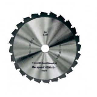 Диск 24z  228.6*25,4*1,8 mm Мотокоса Villartec CB532P