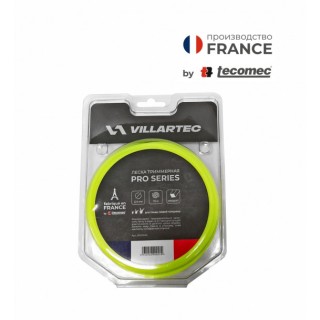 Леска триммерная Villartec pro (by tecomec) круглая 2,4 мм х 15 м