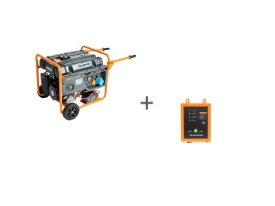 Генератор бензиновый Villartec GG7300ЕВС, 6,5 кВт + Блок автоматики для генератора в подарок!