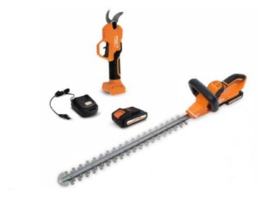 Комплект: Секатор аккумуляторный Villartec SS 20  без АКБ и ЗУ + Ножницы аккумуляторные HA 20 + Аккумулятор AS 202 + Зарядное устройство AC 202