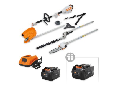 Аккумуляторный КомбиМотор VILLARTEC KА40R(4в1) SET: AM402 + AC402 ( + 1 Аккум. 2Ач в подарок!)