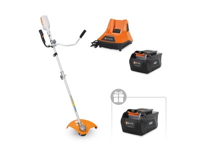 Аккумуляторный триммер VILLARTEC СА40 SET: AM402 + AC405 ( + 1 Акку 2Ач в подарок)