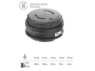 Триммерная головка Villartec  S-Cut 109