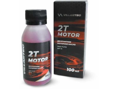 Масло моторное минеральное Villartec 2T MOTOR - 100 мл