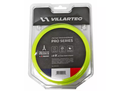 Леска триммерная Villartec pro (by tecomec) круглого сечения 1,6 мм х 15 м