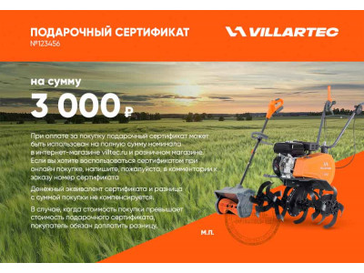Подарочный сертификат 3000 руб.