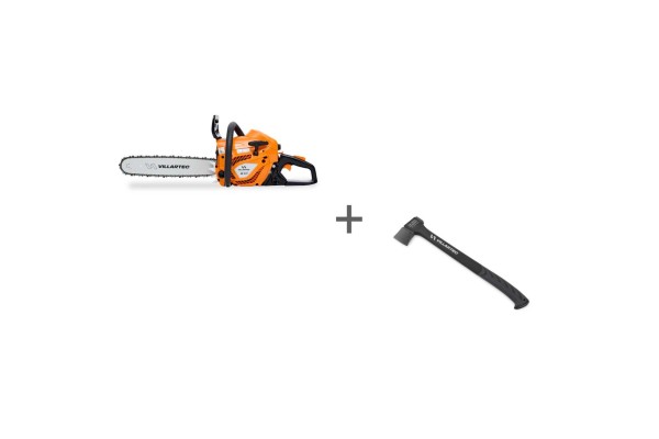 Бензопила Villartec SB 591 + Топор-колун Villartec AX 1300 в подарок!