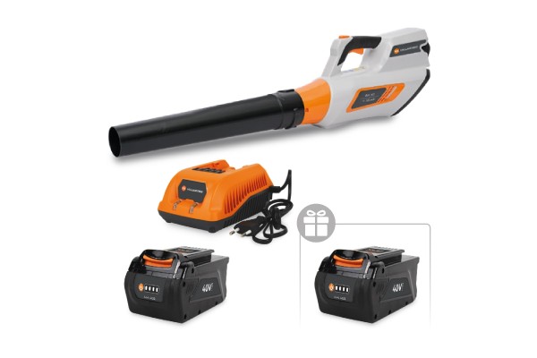 Аккумуляторная воздуходувка VILLARTEC BA40 SET: AM402 + AC402 ( +1 Аккум. 2Ач в подарок!)