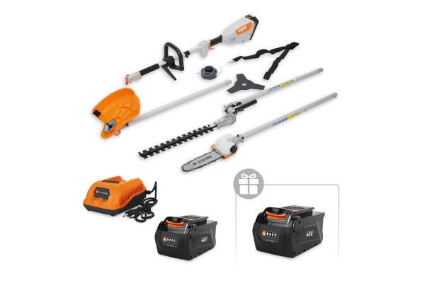 Аккумуляторный КомбиМотор VILLARTEC KА40R(4в1) SET: AM402 + AC402 ( + 1 Аккум. 2Ач в подарок!)