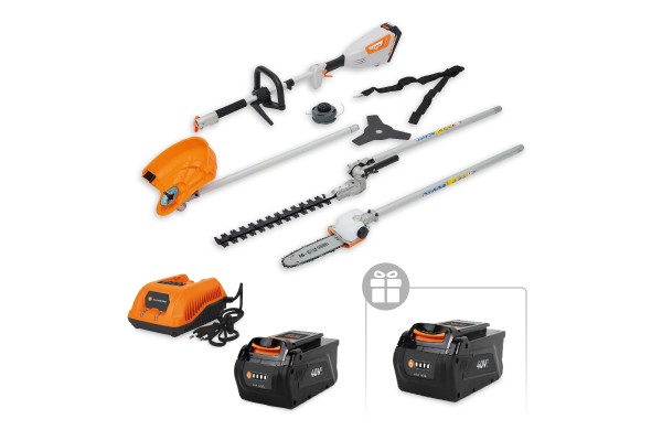 Аккумуляторный КомбиМотор VILLARTEC KА40R(4в1) SET: AM405 + AC402 ( + 1 Аккум. 2Ач в подарок!)