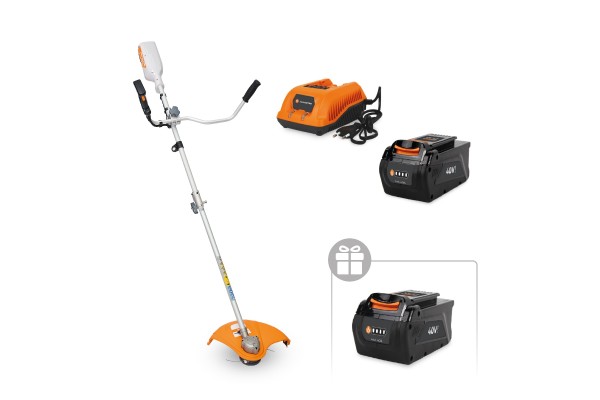 Аккумуляторный триммер VILLARTEC СА40 SET: AM405 + AC402 ( + 1 Аккум. 2Ач в подарок)