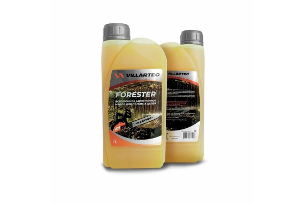 Масло адгезионное всесезонное для пильных цепей VILLARTEC FORESTER 1л