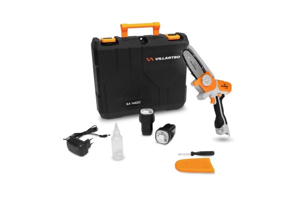 Мини-пила (сучкорез) аккумуляторная VILLARTEC SA 1462C комплект с кейсом