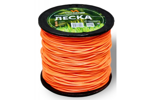 Леска триммерная Villartec KV000024160 кв.сечения 2,4 мм*160 м