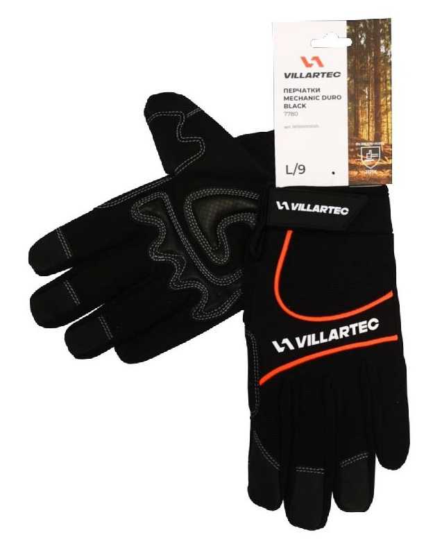 Перчатки Villartec MECHANIC DURO BLACK L